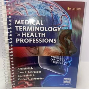 Medical Terminology Book - Blue and Red